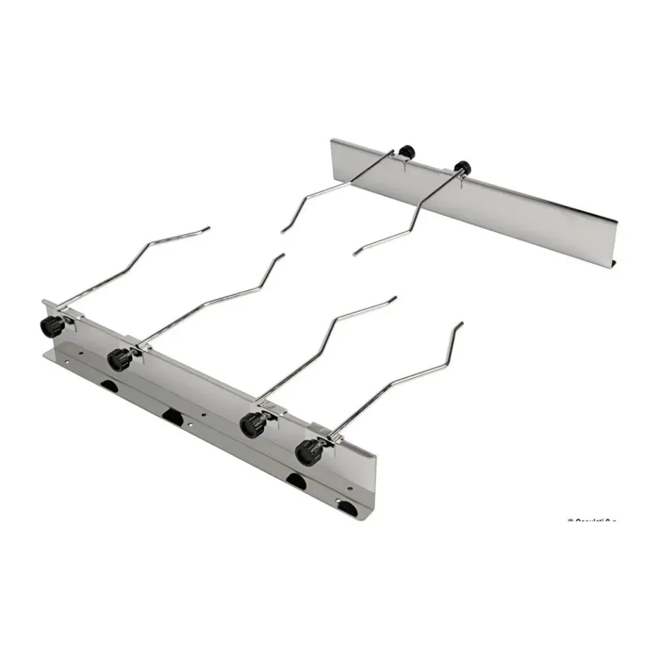 Easysea porte-casseroles inox + pare-flamme pour 50.100.53