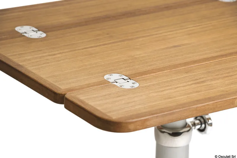 ARC table teck pliante 125x80 cm sans rebord