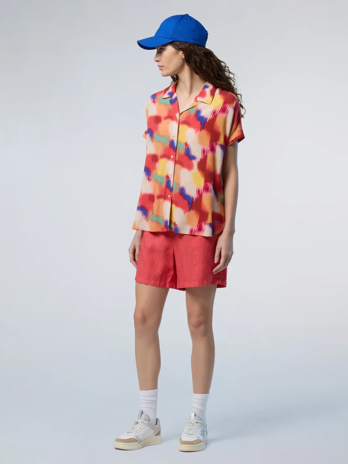 North Sails Ecovero chemise boxy manches courtes