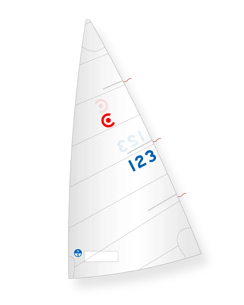 North Sails Bullseye Race grand-voile régate Dacron