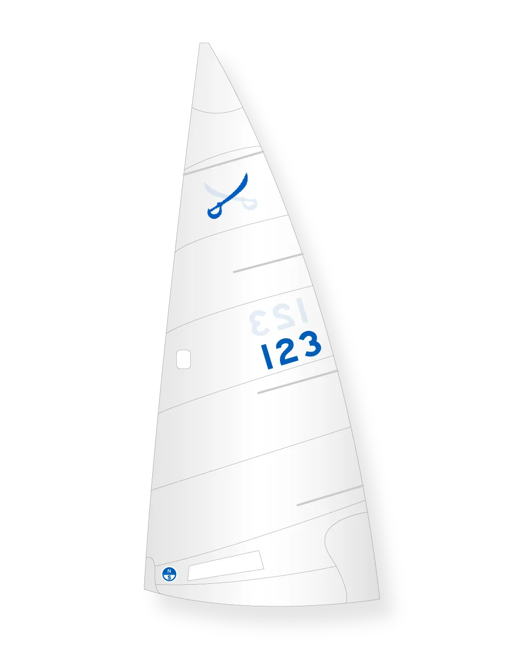 North Sails Buccaneer grand-voile mât raide plate