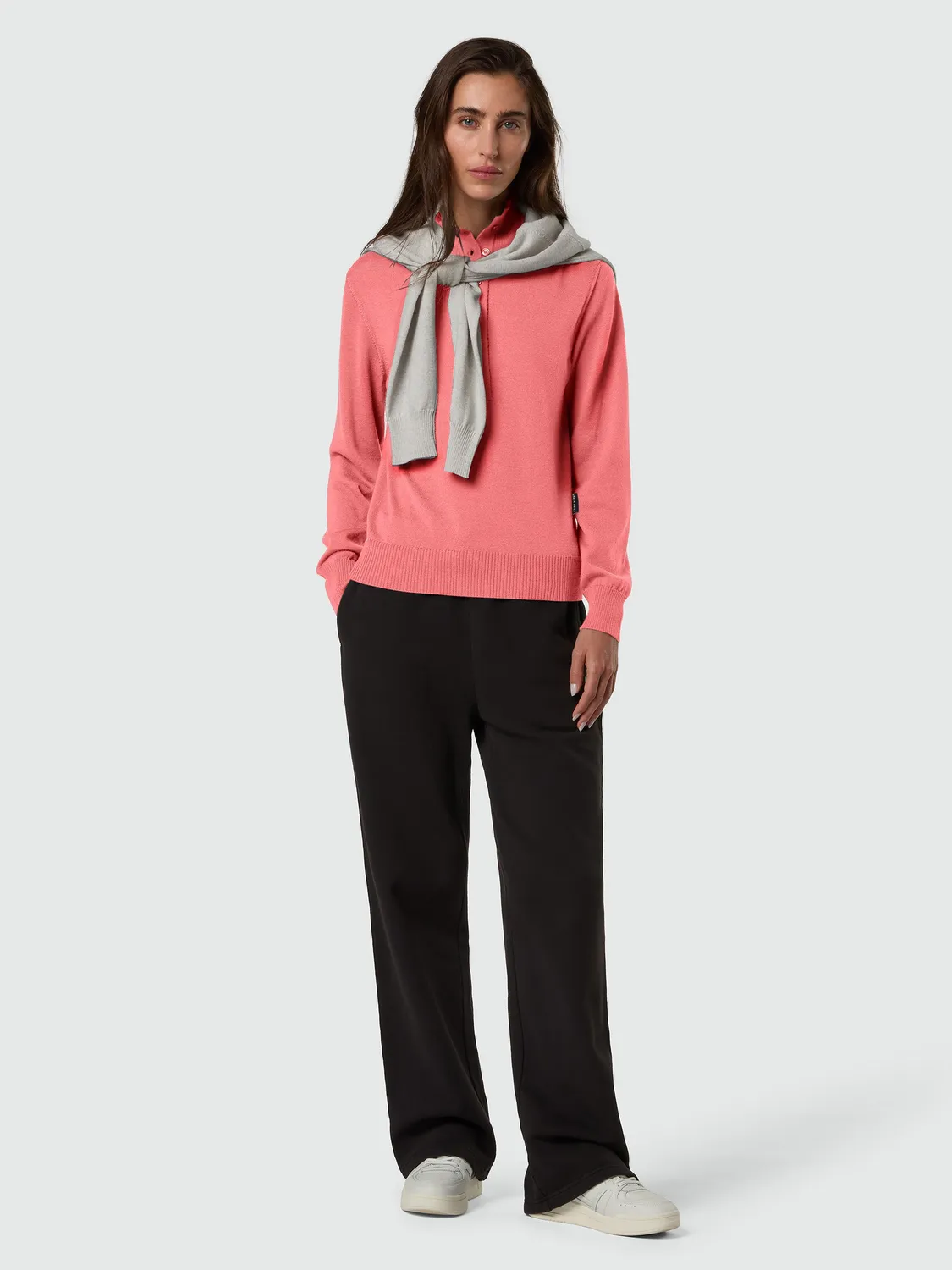 North Sails pull boutonné mérinos femme extra-fin