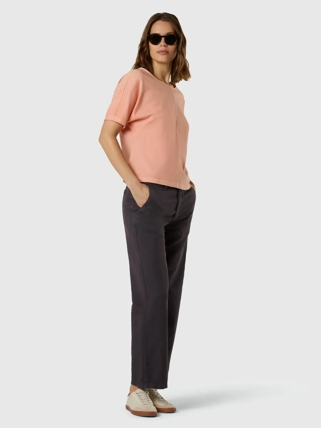 North Sails Slub Jersey t-shirt kimono coral haze