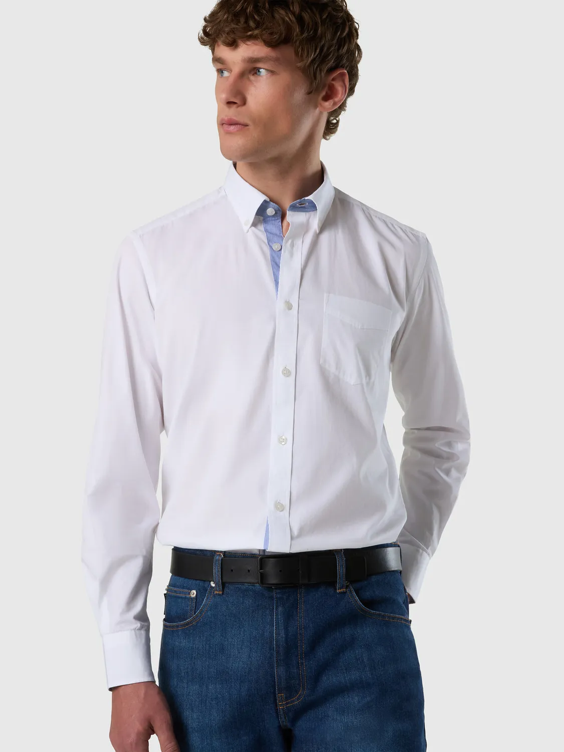 North Sails chemise popeline poche coton bio