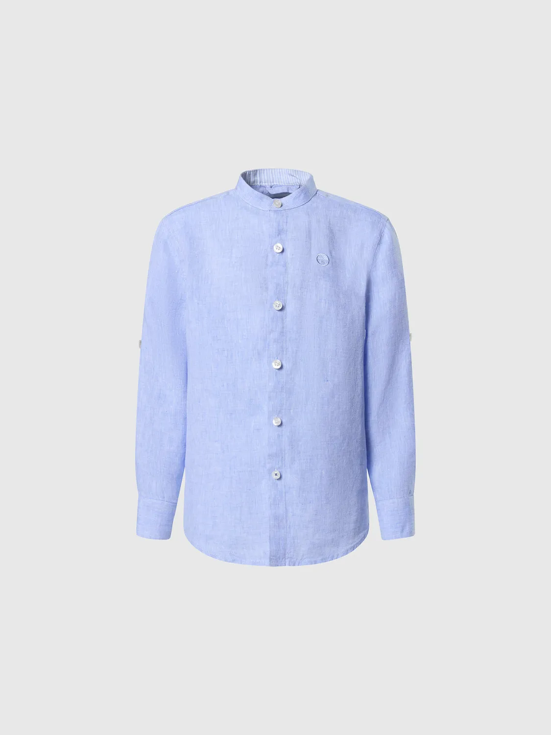 North Sails chemise enfant col mandarin lin européen