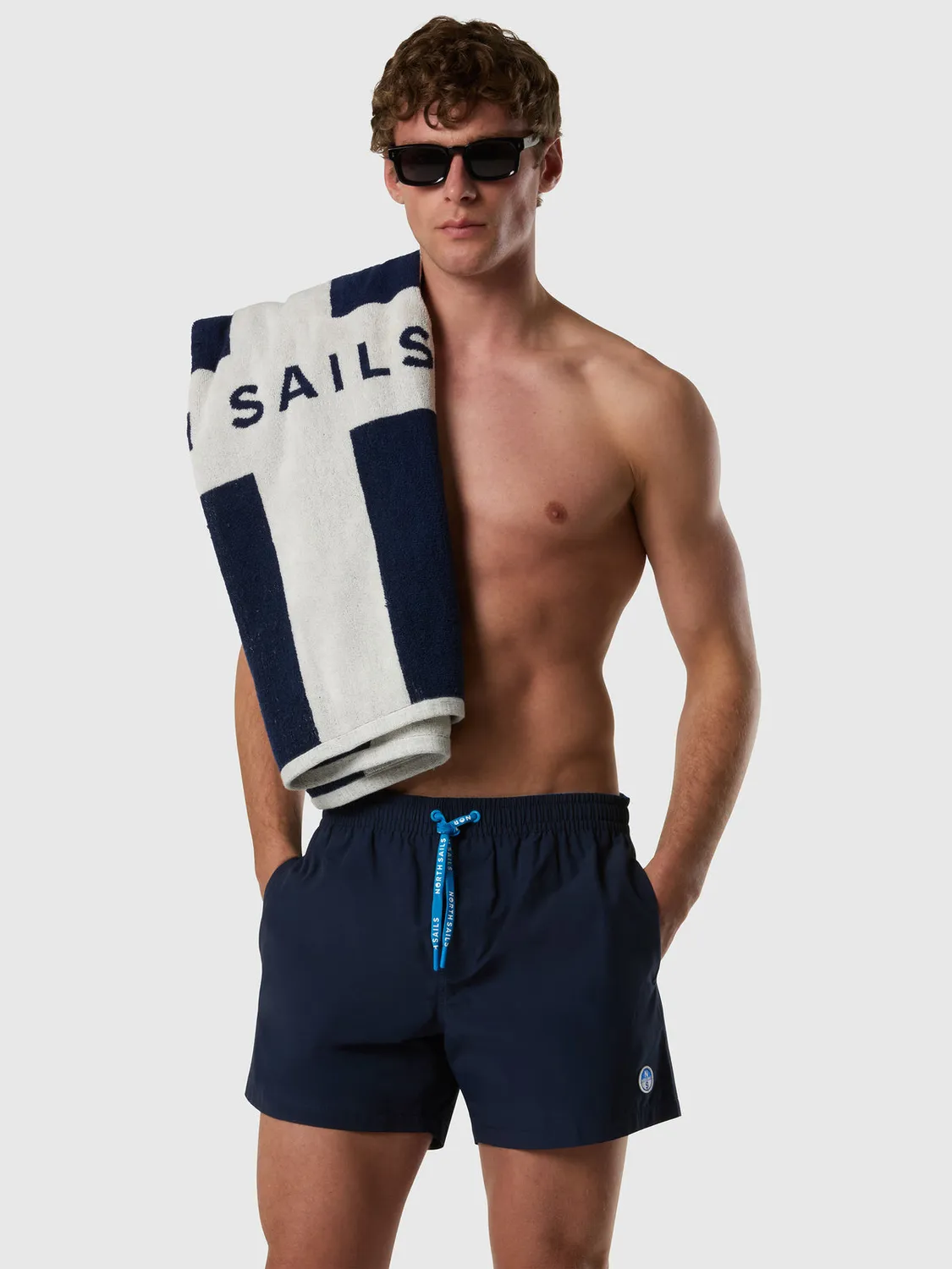 North Sails Logo serviette de plage coton bio