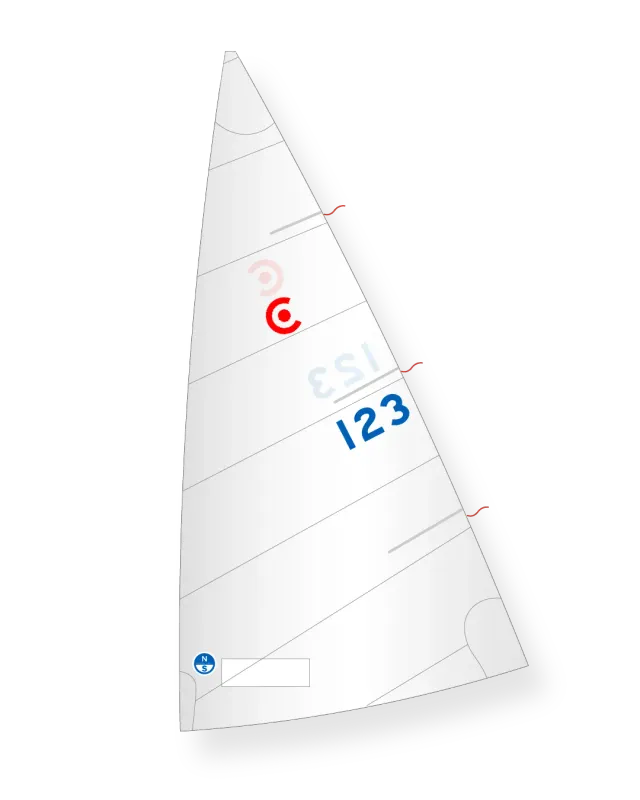 North Sails Bullseye grand-voile daysailing dacron souple