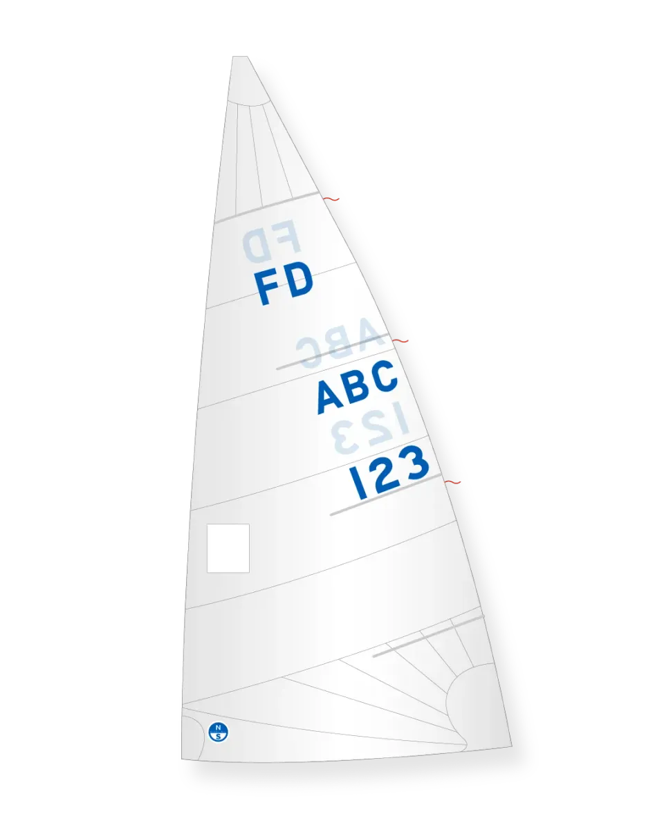North Sails Flying Dutchman RX-1 grand-voile bi-radiale