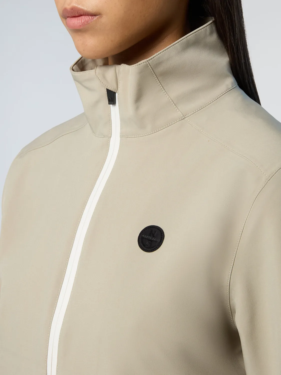 North Sails veste softshell recyclée zips étanches
