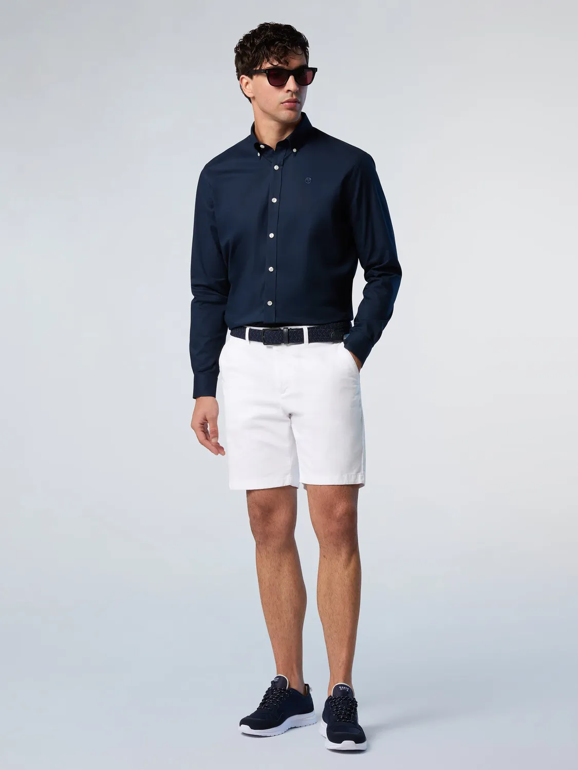 North Sails Chino short homme logo patch régulier