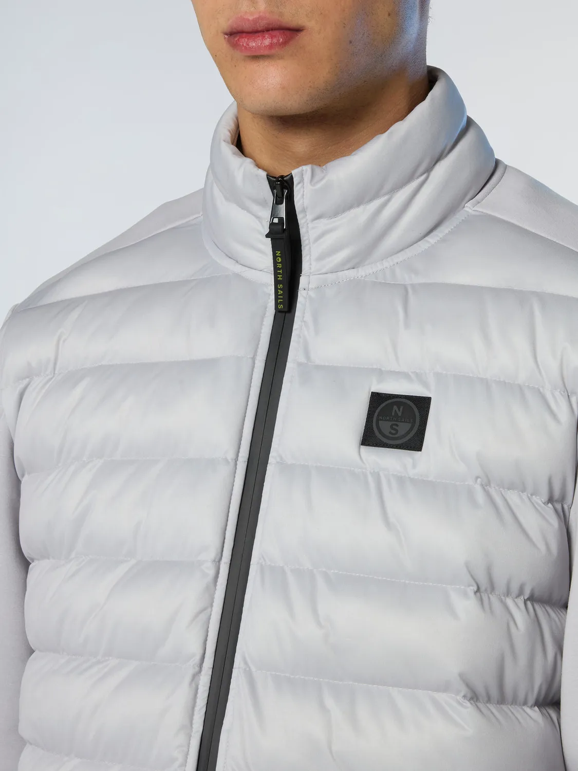 North Sails sweat Hybrid zippé matelassé scuba recyclé