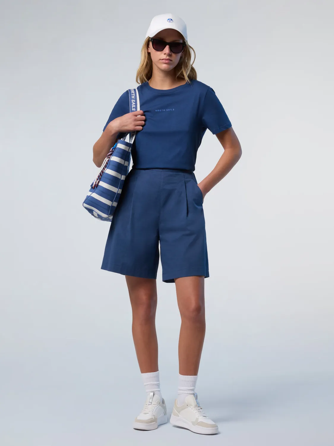 North Sails SeaCell short plissé coton bio femme