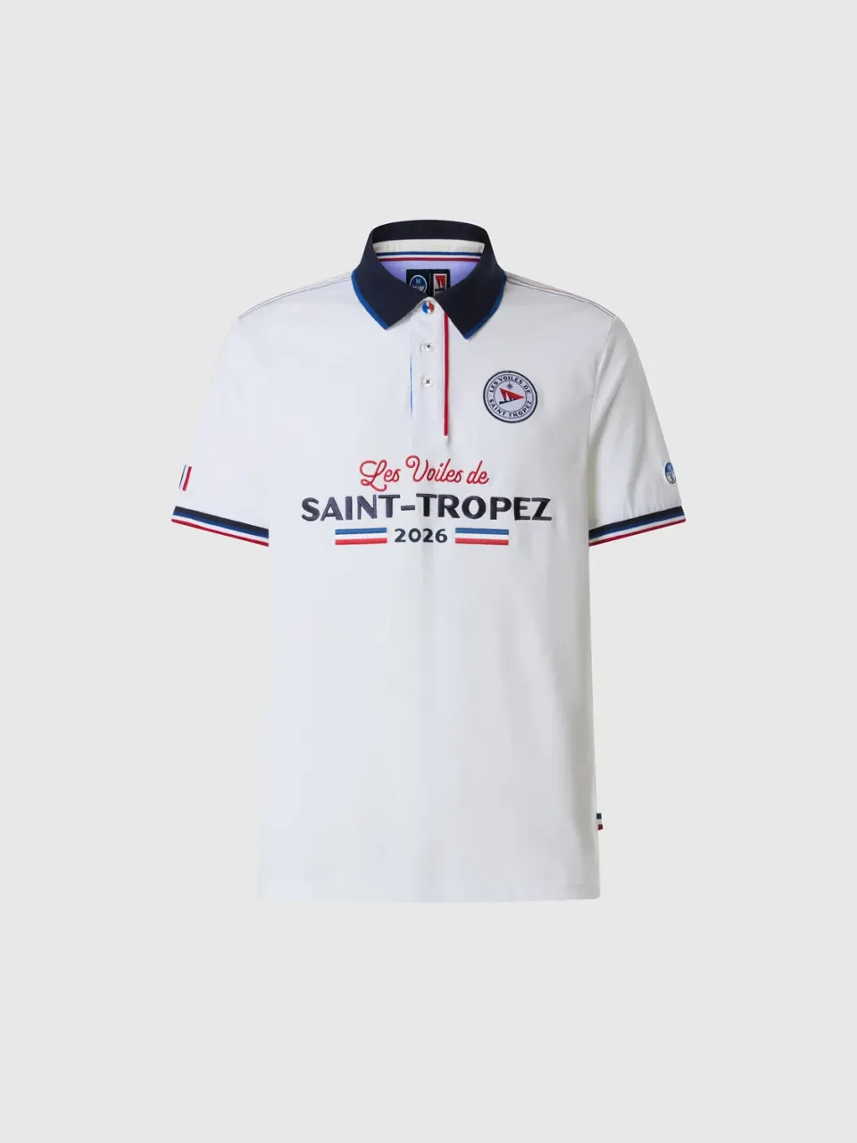 North Sails Saint-Tropez polo homme coton blanc