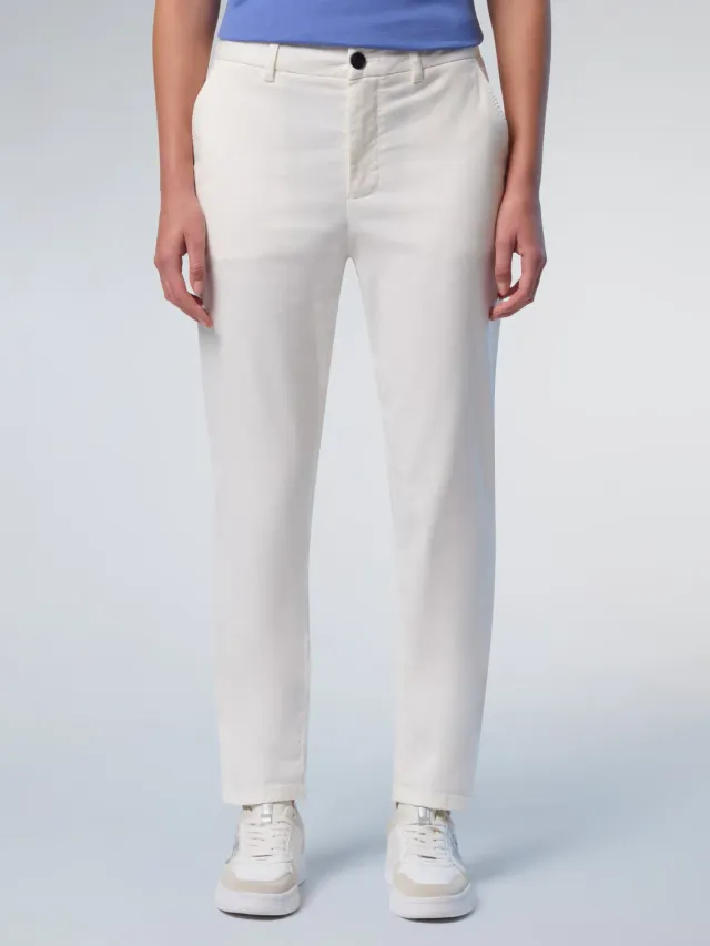 North Sails chino slim stretch gabardine coton bio