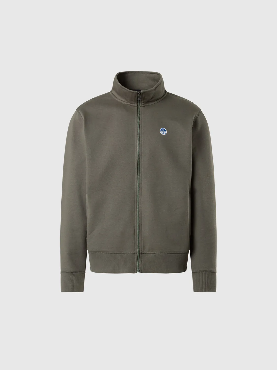 North Sails sweatshirt zippé patch col montant