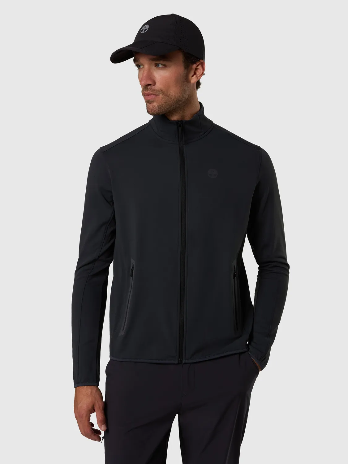 North Sails sweat polaire zippé micro-fleece phantom