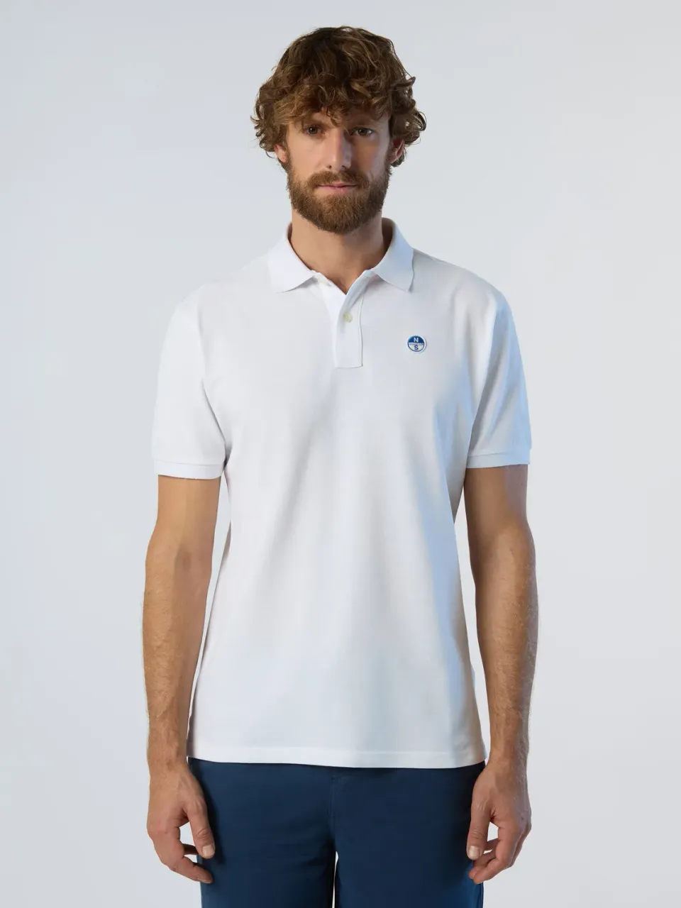 North Sails Polo homme manche courte logo patch régular