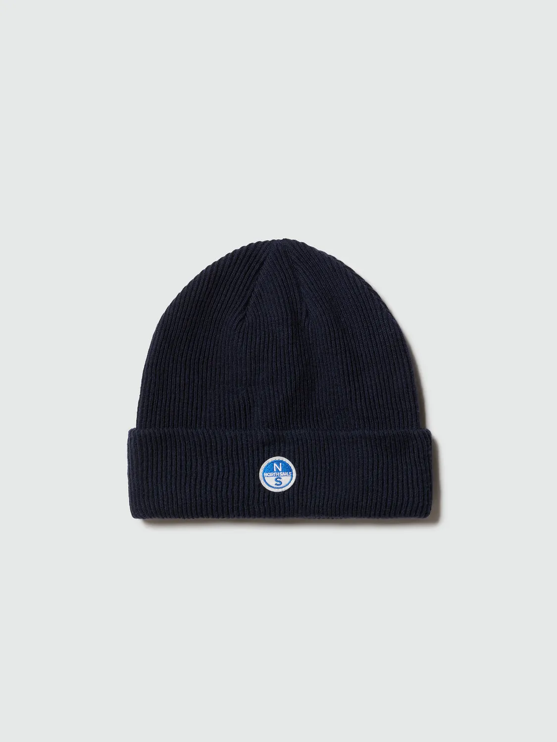 North Sails Micro-rib bonnet laine patch logo