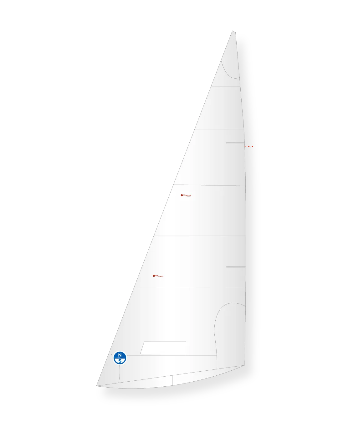 North Sails Flying Scot Blue Ribbon foc Dacron épais flotte club
