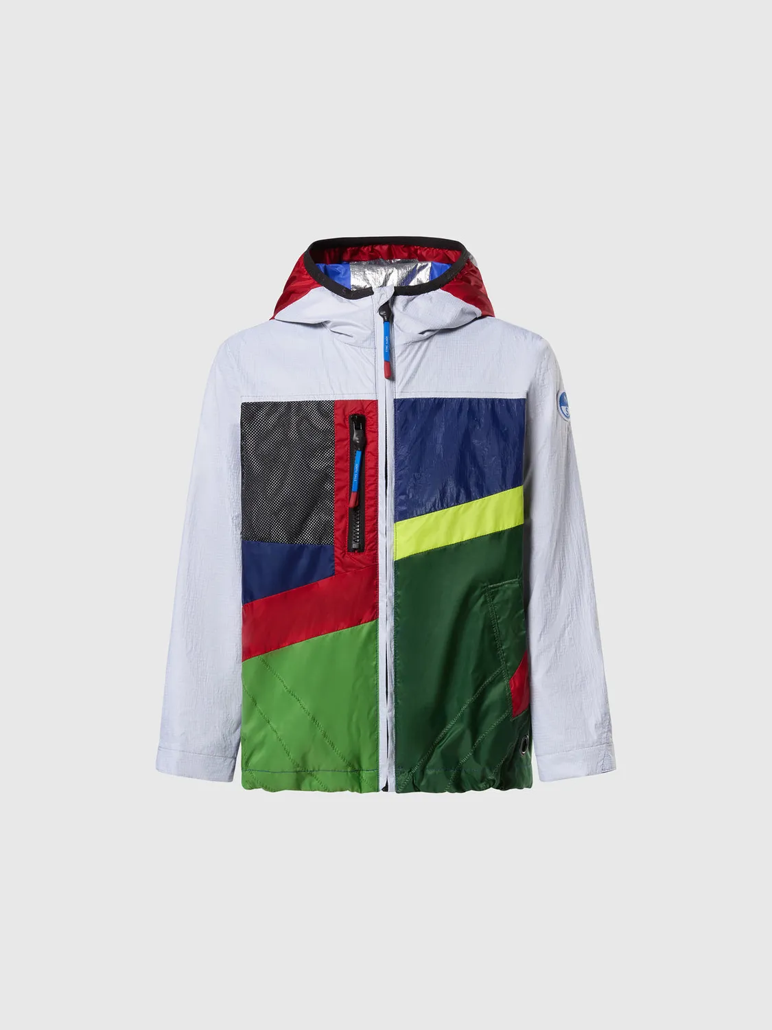 North Sails color-block veste upcyclée poche poitrine