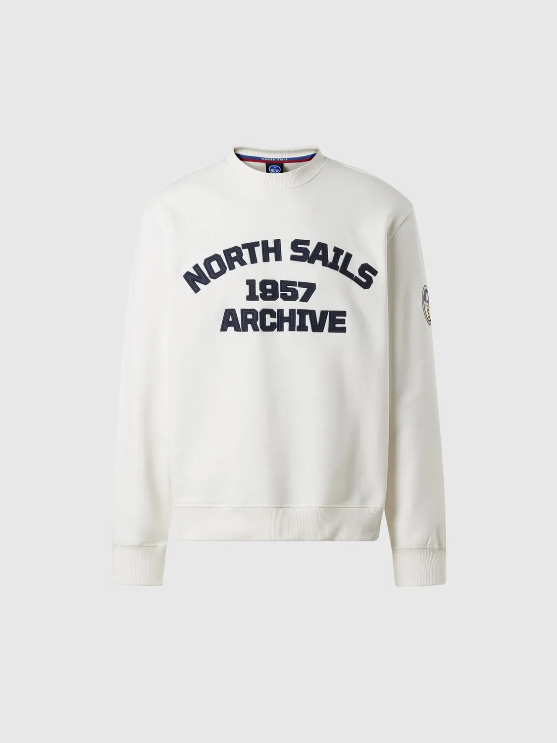 North Sails Archive sweat molleton coton bio à oeillet