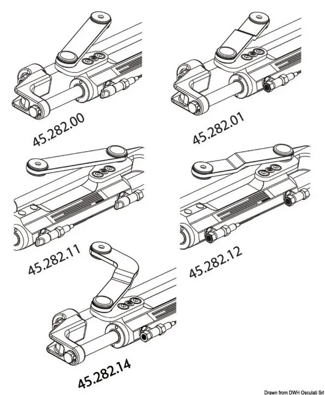 easysea Ultraflex UC128-OBF/3 vérin hydraulique avant