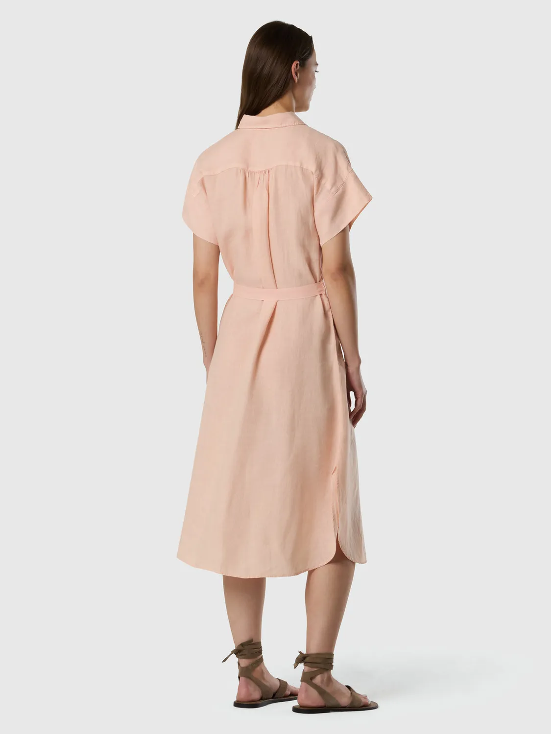 North Sails Linen robe chemise lin boutons nacre