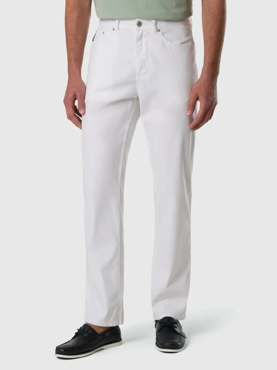 North Sails Stretch Dobby 5-Pocket pantalon blanc