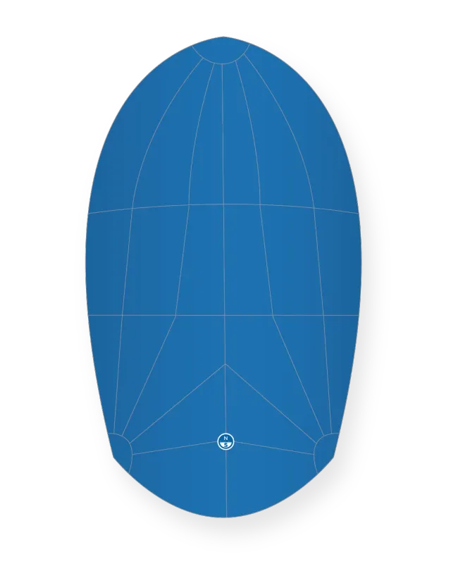 North Sails Regenboog RRS-3H spinnaker nylon 0.75oz