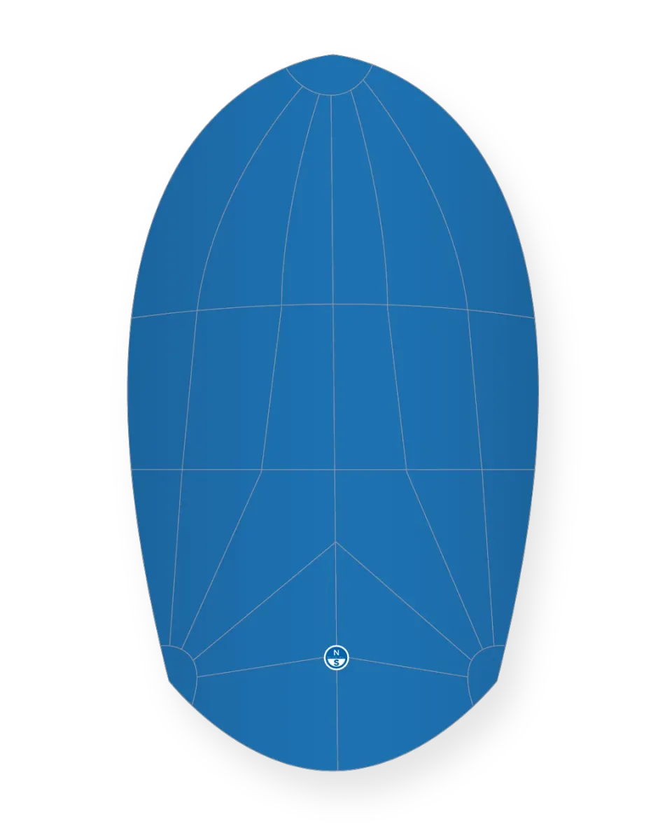 North Sails Regenboog RRS-3H spinnaker nylon 0.75oz