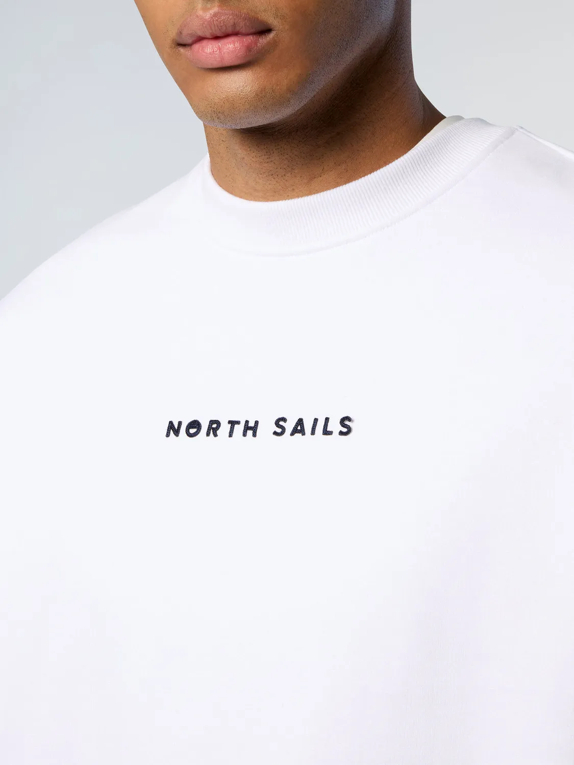 North Sails sweat coton bio broderie effet marin