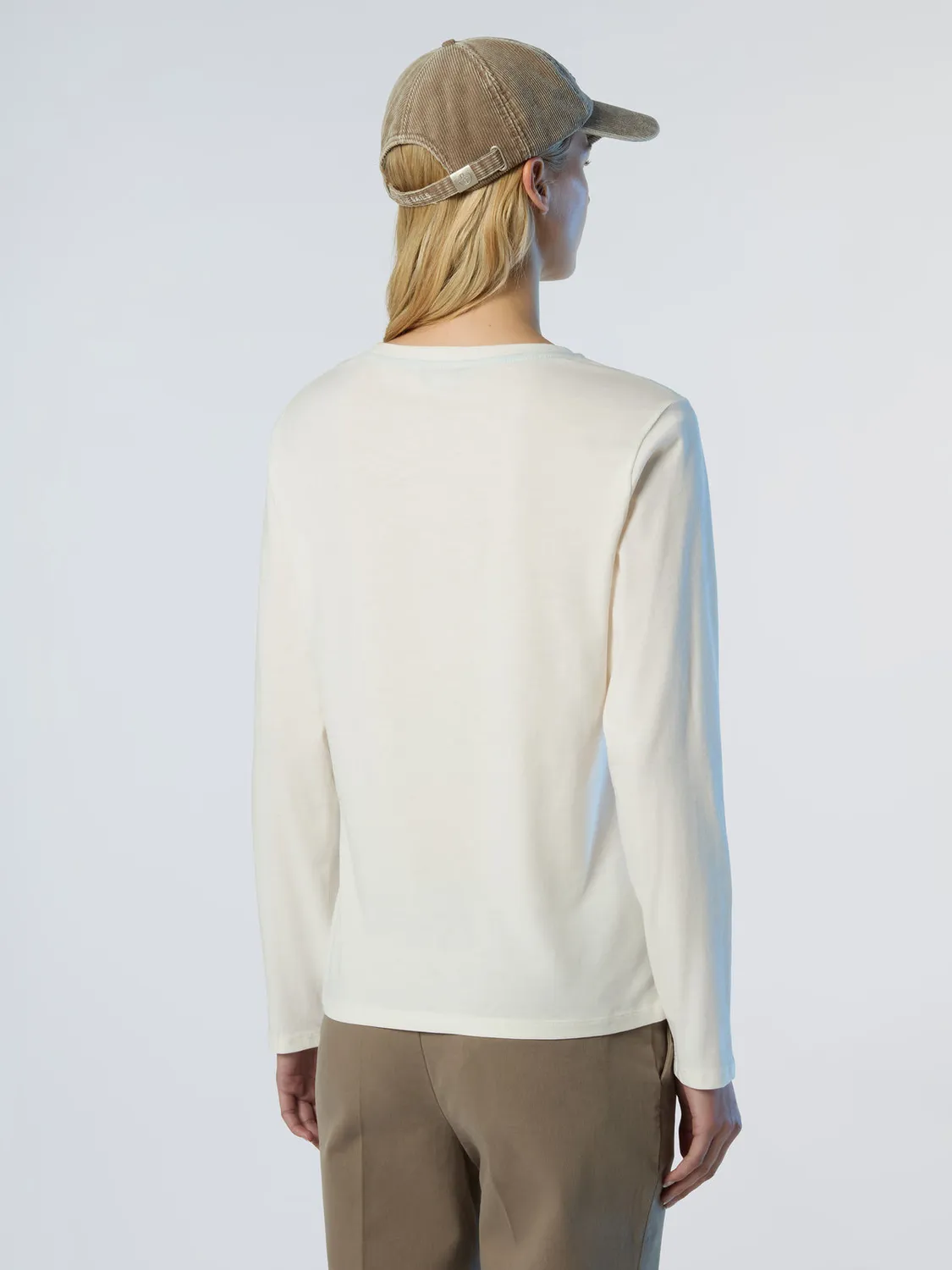 North Sails T-shirt manches longues logo relief coton