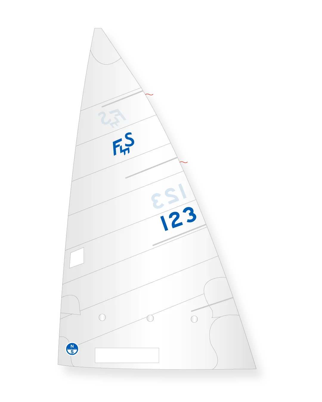 North Sails Flying Scot Blue Ribbon grand-voile Dacron