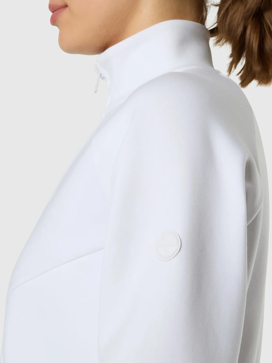 North Sails Interlock sweat zippé col montant recyclé