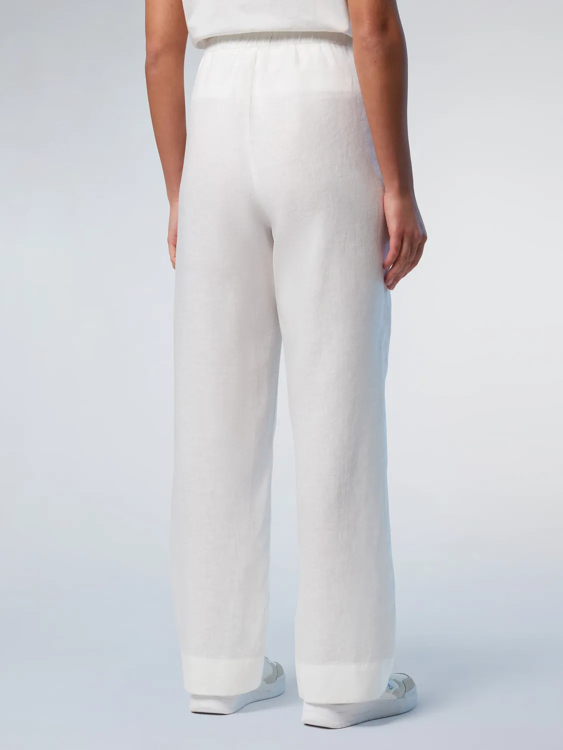 North Sails pantalon lin large taille haute