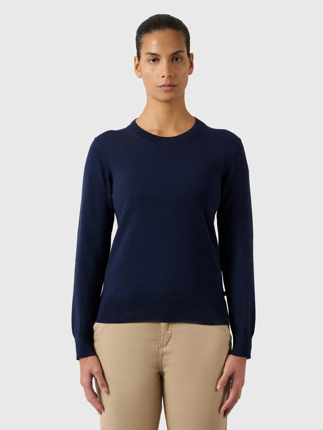 North Sails Crew Neck Knit pull femme bleu marine