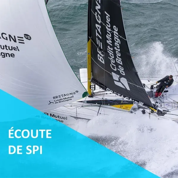 Ino Block écoute bras spi régate Dyneema prêt à naviguer