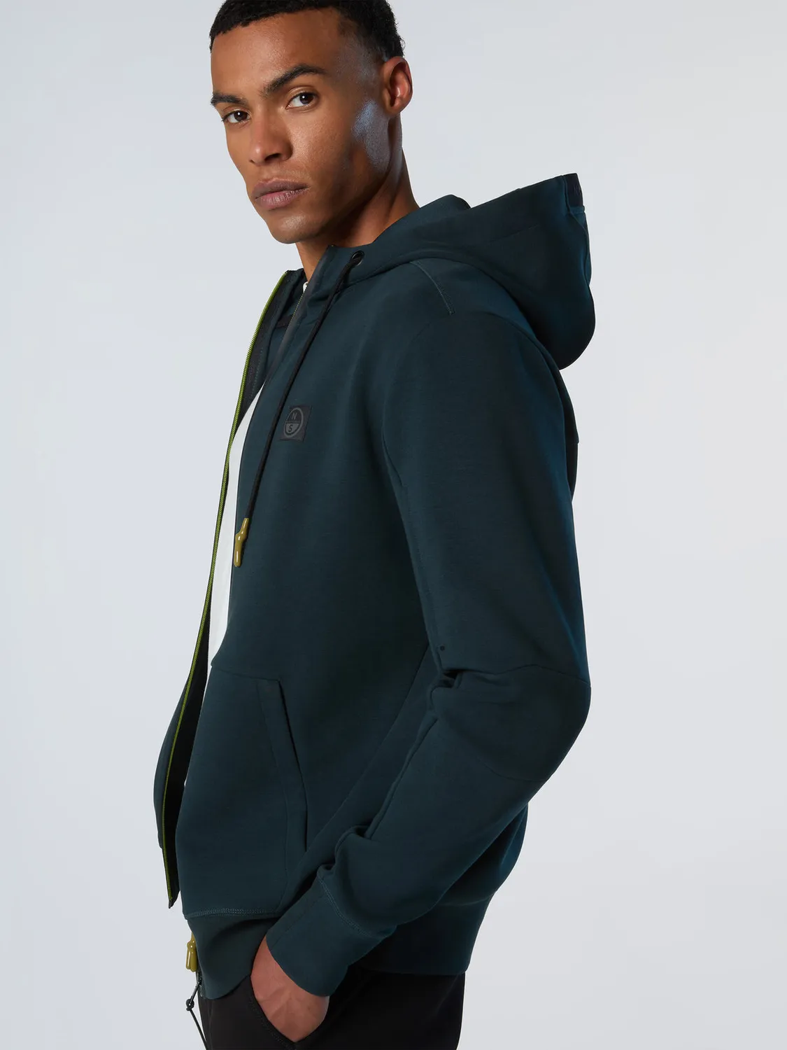 North Sails Scuba sweat zippé capuche poches zip