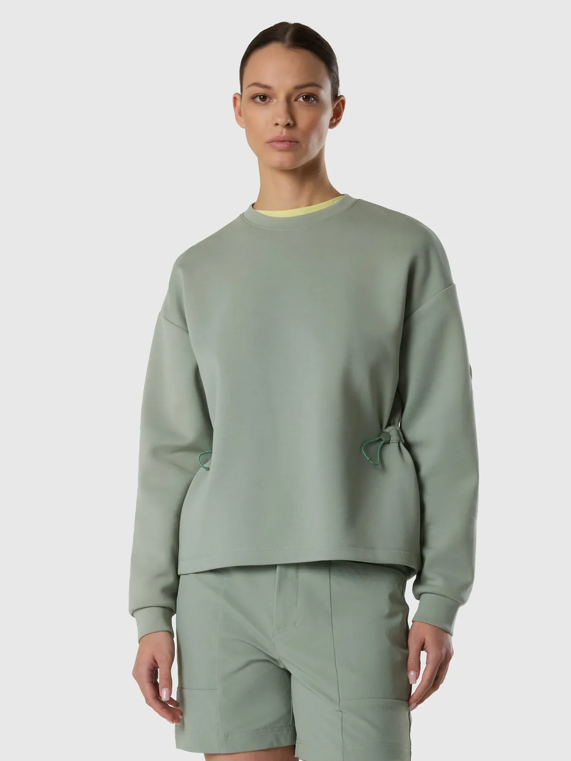 North Sails Interlock sweat col rond fibres recyclées