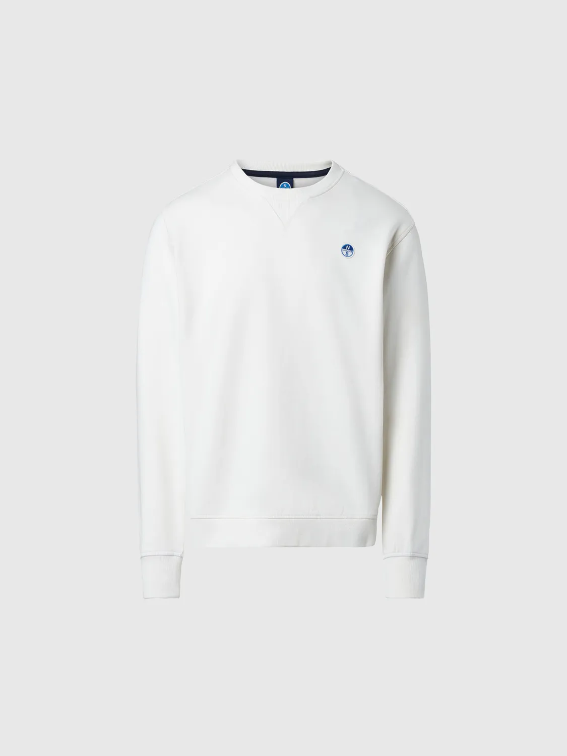 North Sails sweat coton bio patch logo gratté
