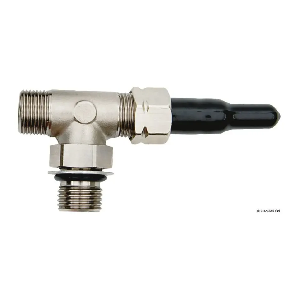 Ultraflex raccord en T 3/8" vérin réglable laiton nickelé
