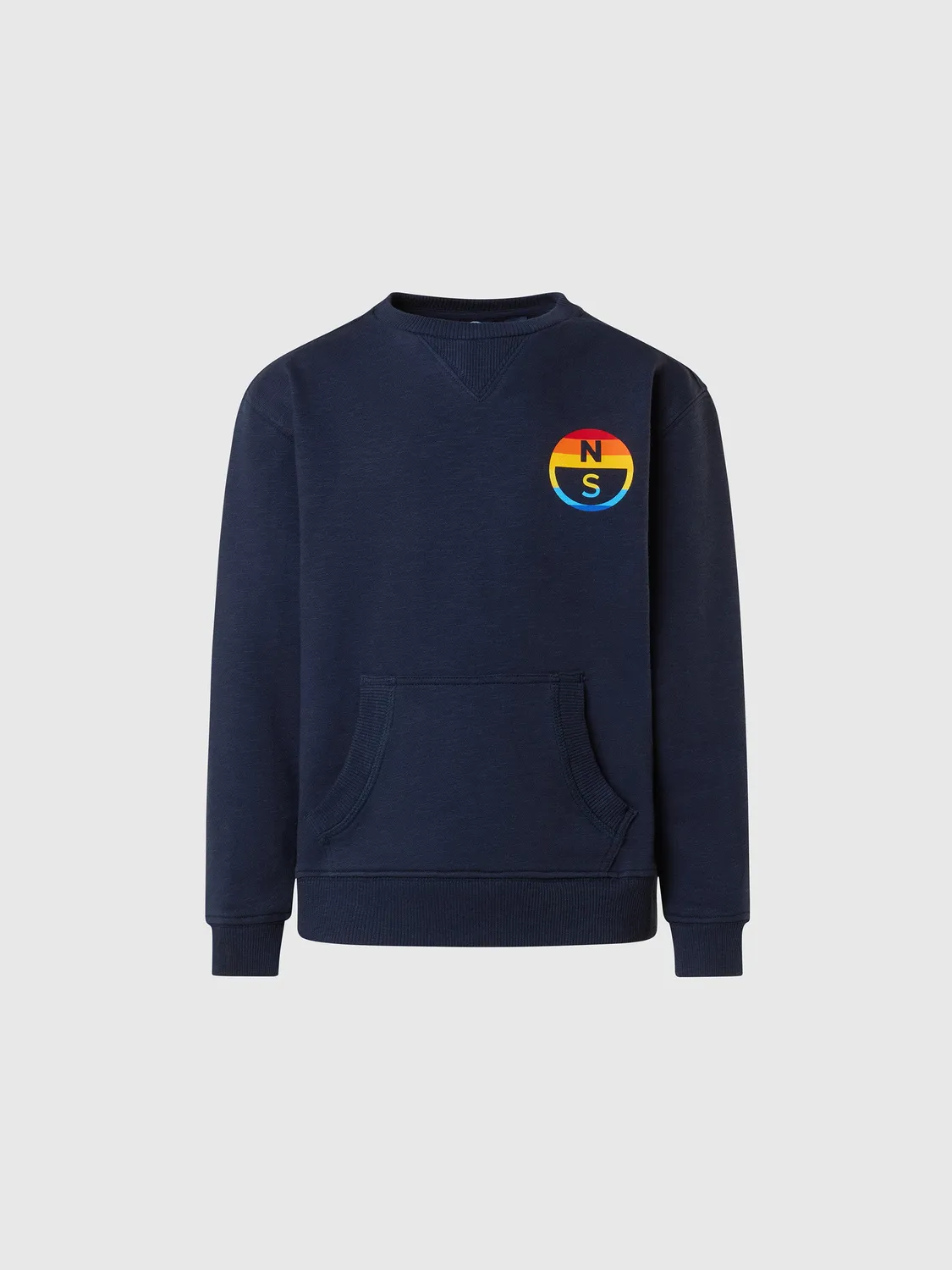 North Sails Rainbow sweat enfant blanc coton bio