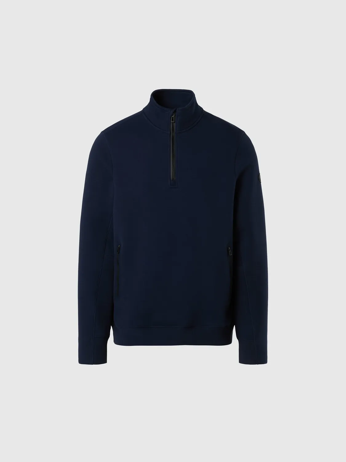 North Sails Scuba sweat demi-zip piqué bleu marine