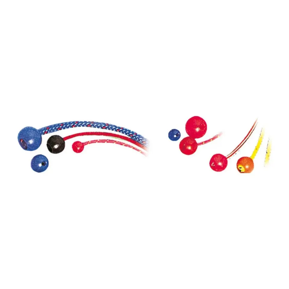easysea Boule d'arrêt nylon cordage 8 mm rouge lot 10