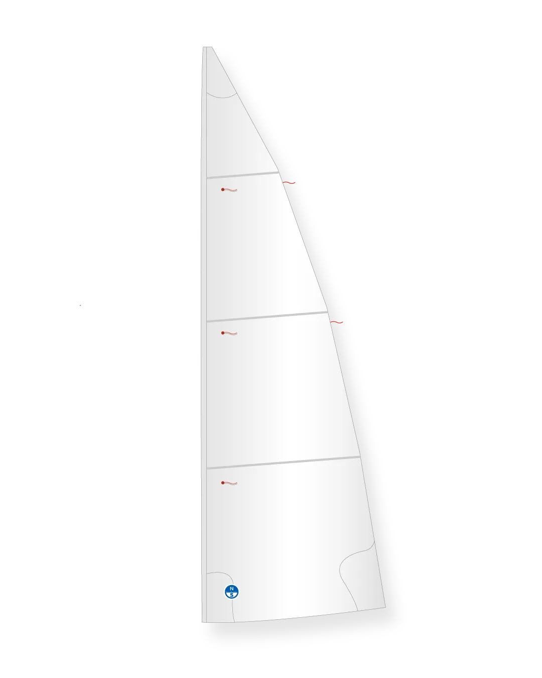 North Sails Salcombe Yawl Mi-4 voile d'artimon plate