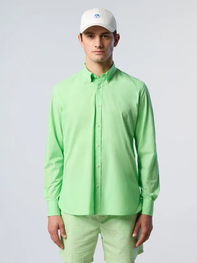 North Sails chemise popeline boutons corozo