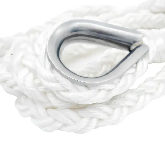 Ino Block amarre polyester 8 torons cosse inox