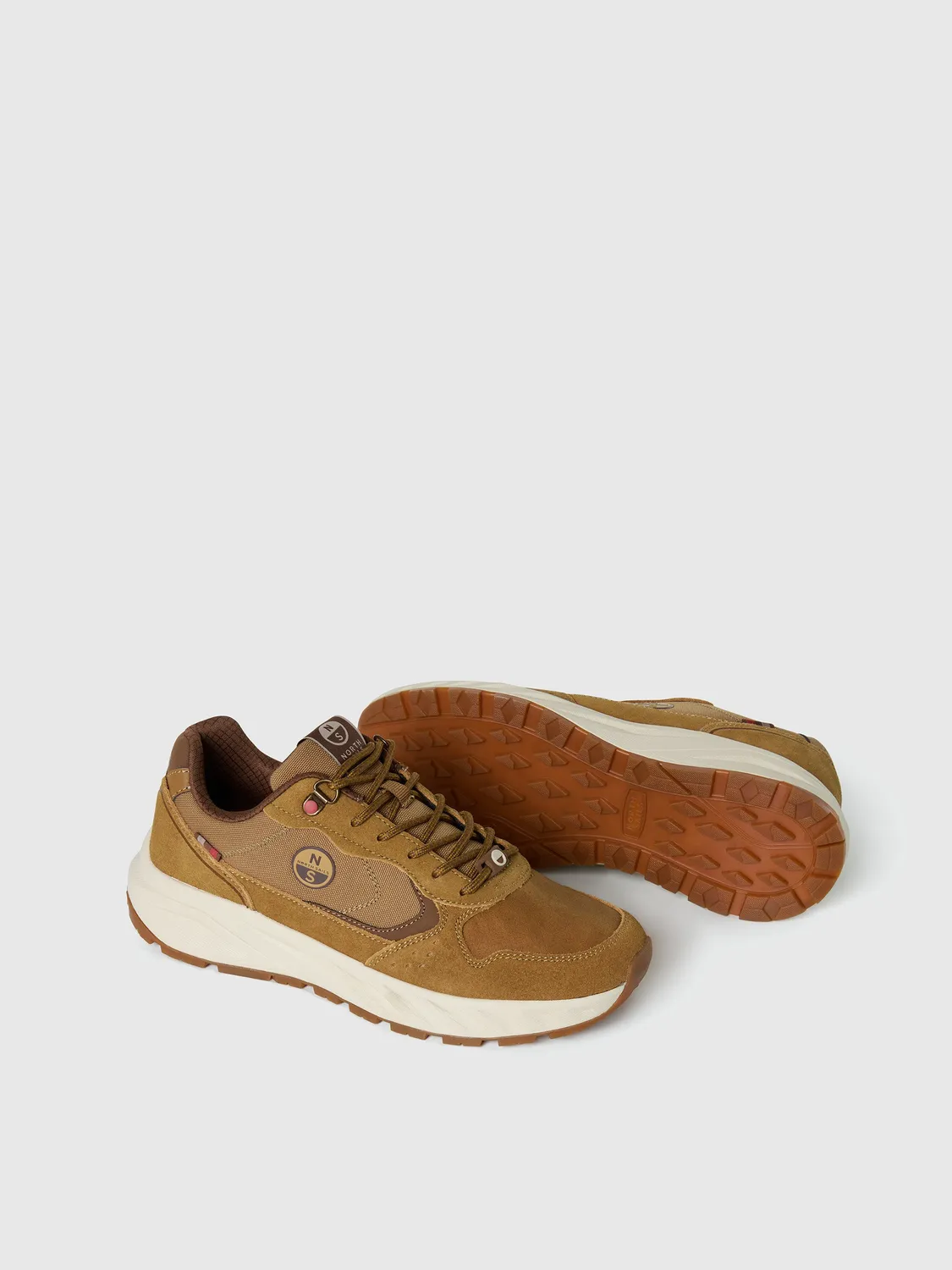 North Sails Wind Plain sneakers homme cuir tan