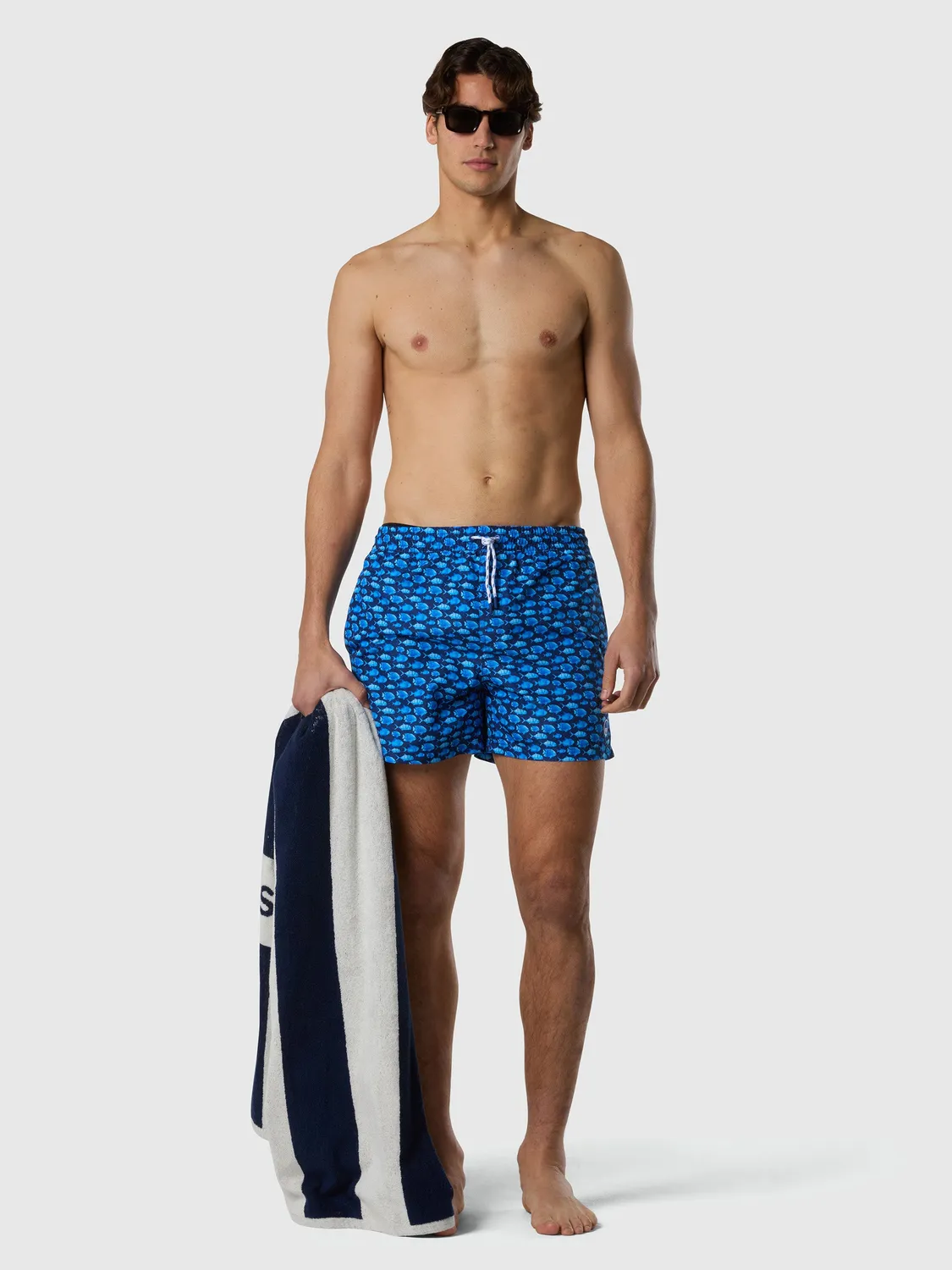 North Sails short de bain REPREVE imprimé océan