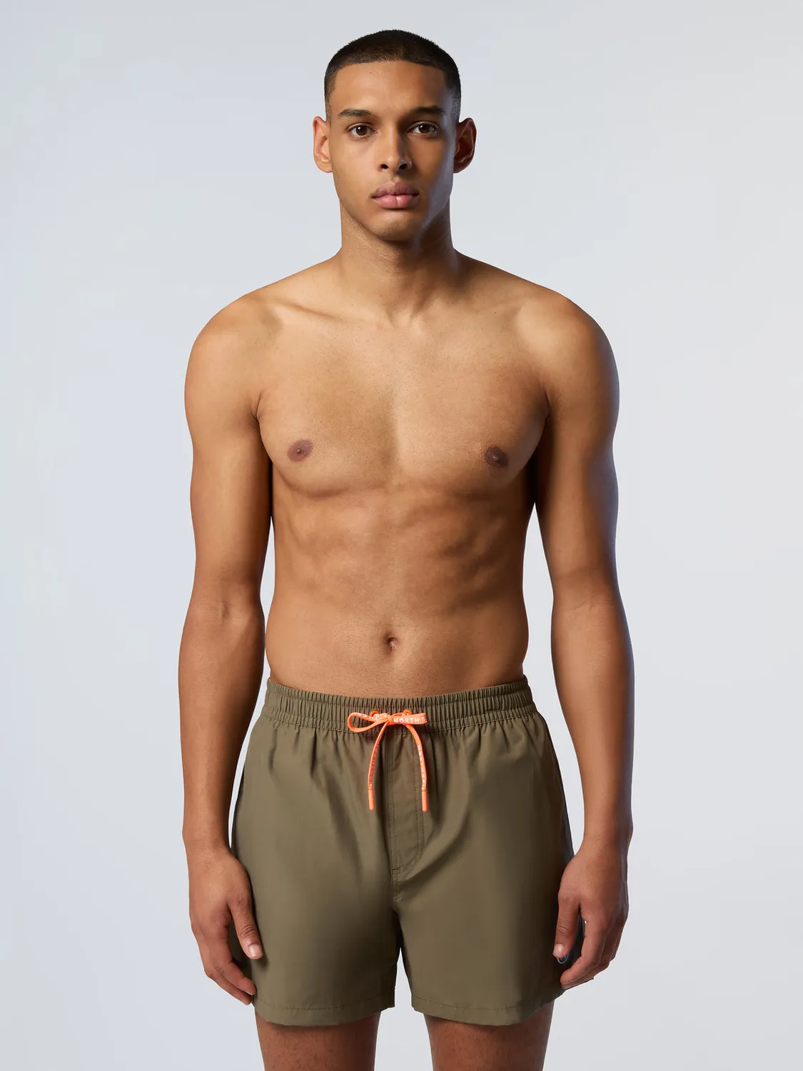 North Sails short de bain volley logo coton recyclé
